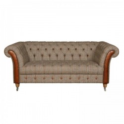 Chester Club 3 Seater Sofa - Hunting Lodge Harris Tweed - 5 Year Guardsman Furniture Protection Included For Free!