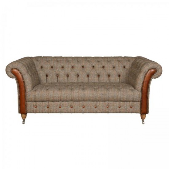 Chester Club 2 Seater Sofa - Hunting Lodge Harris Tweed - 5 Year Guardsman Furniture Protection Included For Free!