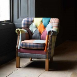 Governor Patchwork Chair - 5 Year Guardsman Furniture Protection Included For Free!