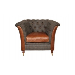 Granby Chair - Moreland Harris Tweed - 5 Year Guardsman Furniture Protection Included For Free!