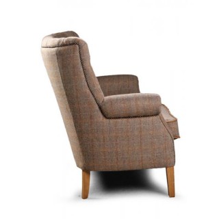 Harris tweed 2 seater sofa discount