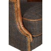 Kensington Chair - Moreland Harris Tweed & Leather - Get £££s of Love2Shop vouchers when you shop with us. 