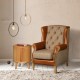 Kew Armchair - Hunting Lodge Fabric & Leather - 5 Year Guardsman Furniture Protection Included For Free!