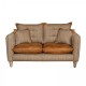 Regent 2 Seater Sofa - Hunting Lodge Fabric & Leather  - 5 Year Guardsman Furniture Protection Included For Free!