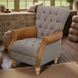 Westminster Armchair - Fellwood Lodge Fabric - 5 Year Guardsman Furniture Protection Included For Free!