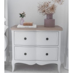 Willis and Gambier Amelie 2 Drawer Wide Bedside - EASTER PROMOTION UNTIL 30-4-2025 - FREE LOVE TO SHOP VOUCHERS FOR ALL ORDERS PLACED THIS MONTH. 
