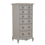 Willis and Gambier Etienne Grey Tallboy Six Drawer Chest - EASTER PROMOTION UNTIL 30-4-2025 - FREE LOVE TO SHOP VOUCHERS FOR ALL ORDERS PLACED THIS MONTH. 