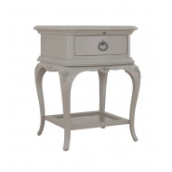 Willis and Gambier Etienne Grey Bedside with Drawer - EASTER PROMOTION UNTIL 30-4-2025 - FREE LOVE TO SHOP VOUCHERS FOR ALL ORDERS PLACED THIS MONTH. 