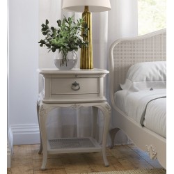 Willis and Gambier Etienne Grey Bedside with Drawer - EASTER PROMOTION UNTIL 30-4-2025 - FREE LOVE TO SHOP VOUCHERS FOR ALL ORDERS PLACED THIS MONTH. 