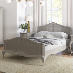 Willis and Gambier Etienne Grey Rattan Bedframe - EASTER PROMOTION UNTIL 30-4-2025 - FREE LOVE TO SHOP VOUCHERS FOR ALL ORDERS PLACED THIS MONTH. 