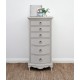 Willis and Gambier Etienne Grey Tallboy Six Drawer Chest 