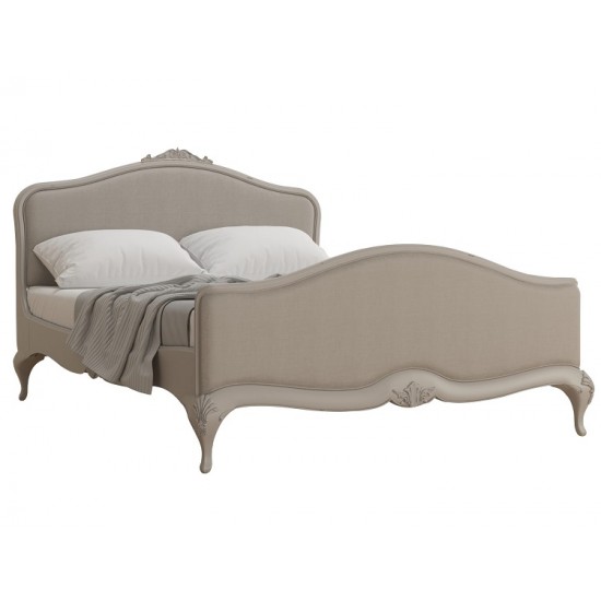 Willis and Gambier Etienne Grey Upholstered Bedframe