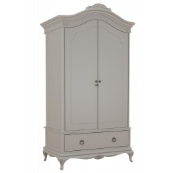 Willis and Gambier Etienne Grey Double Wardrobe - EASTER PROMOTION UNTIL 30-4-2025 - FREE LOVE TO SHOP VOUCHERS FOR ALL ORDERS PLACED THIS MONTH. 