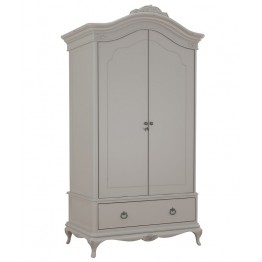 Willis and Gambier Etienne Grey Double Wardrobe  - Get £££s of Love2Shop vouchers when you shop with us. 