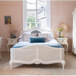 Willis and Gambier Ivory Rattan Bedframe  - Get £££s of Love2Shop vouchers when you shop with us. 
