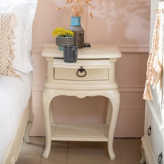 Willis and Gambier Ivory Bedside with Drawer