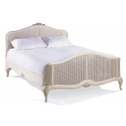 Willis and Gambier Ivory Rattan Bedframe 