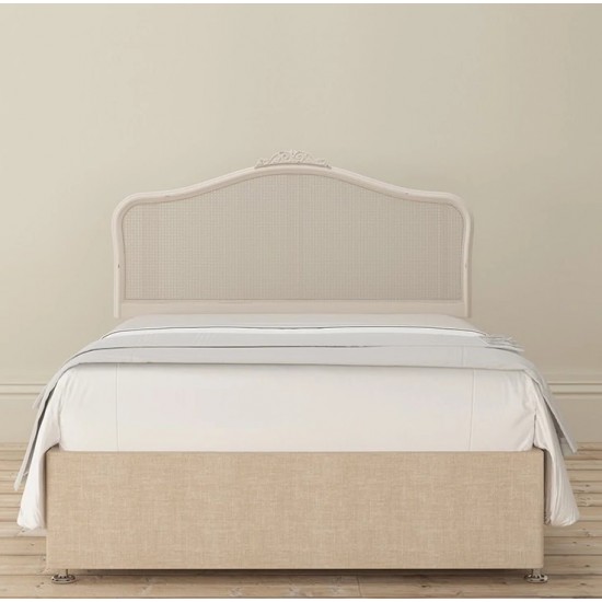 Willis and Gambier Ivory Rattan Headboard 