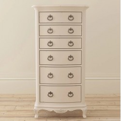 Willis and Gambier Ivory Tallboy 6 Drawer Chest - EASTER PROMOTION UNTIL 30-4-2025 - FREE LOVE TO SHOP VOUCHERS FOR ALL ORDERS PLACED THIS MONTH. 