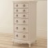 Willis and Gambier Ivory Tallboy 6 Drawer Chest - FREE LOVE TO SHOP VOUCHERS FOR ALL ORDERS PLACED ON THIS COLLECTION