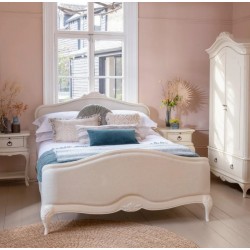 Willis and Gambier Ivory Upholstered Bedframe  