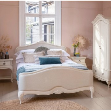 Willis and Gambier Ivory Upholstered Bedframe  - Get £££s of Love2Shop vouchers when you shop with us. 
