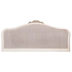 Willis and Gambier Ivory Rattan Headboard 