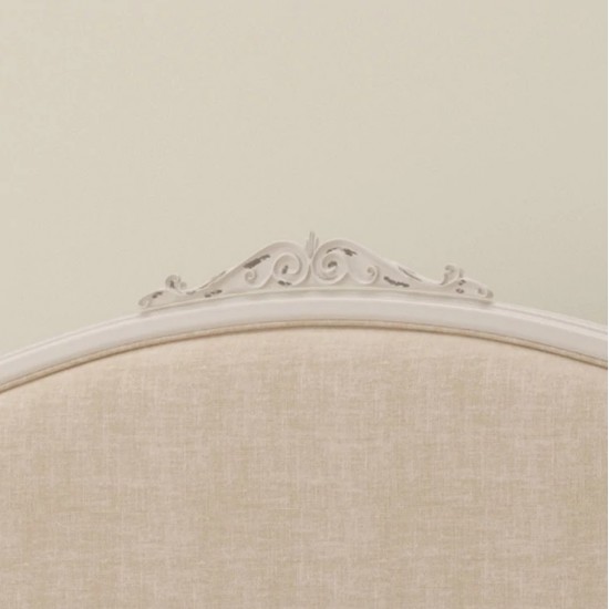 Willis and Gambier Ivory Upholstered Bedframe  