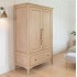 Willis and Gambier Toulon 2 Door 1 Drawer Wardrobe - FREE LOVE TO SHOP VOUCHERS FOR ALL ORDERS PLACED ON THIS COLLECTION