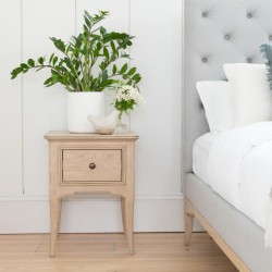 Willis and Gambier Toulon 1 Drawer Bedside - EASTER PROMOTION UNTIL 30-4-2025 - FREE LOVE TO SHOP VOUCHERS FOR ALL ORDERS PLACED THIS MONTH. 