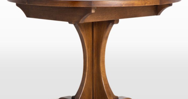 Aztec round pedestal discount dining table