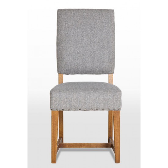 3214 Wood Bros Old Charm Dining Chair in Fabric