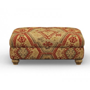 Old Charm Storage Footstool - ACC1150 (Sqaure Buttoned)