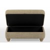 Old Charm Storage Footstool - ACC1170 (Diamond Buttoned)